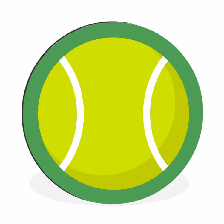 Bal - Geel - Sport - Groen - Illustratie — 1