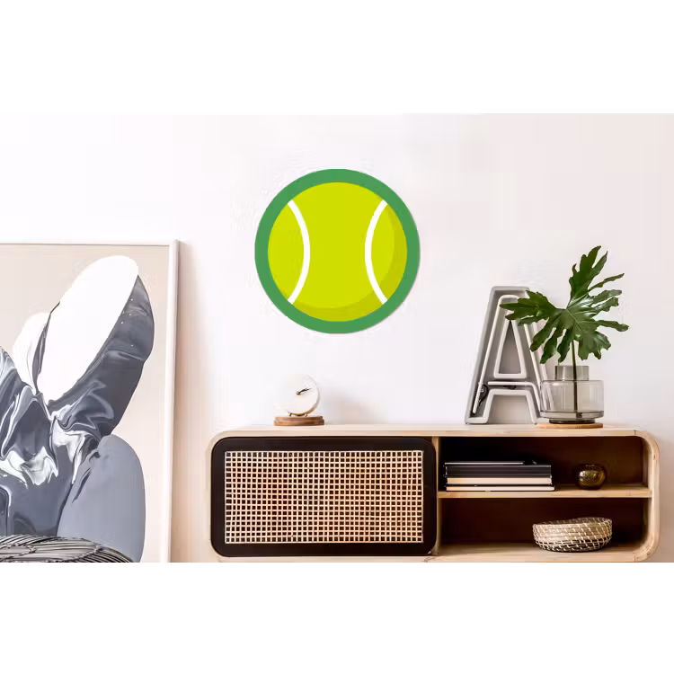 Bal - Geel - Sport - Groen - Illustratie — 3