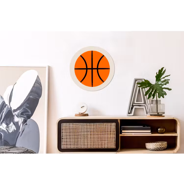 Basketbal - Bal - Sport - Illustratie - Oranje — 3