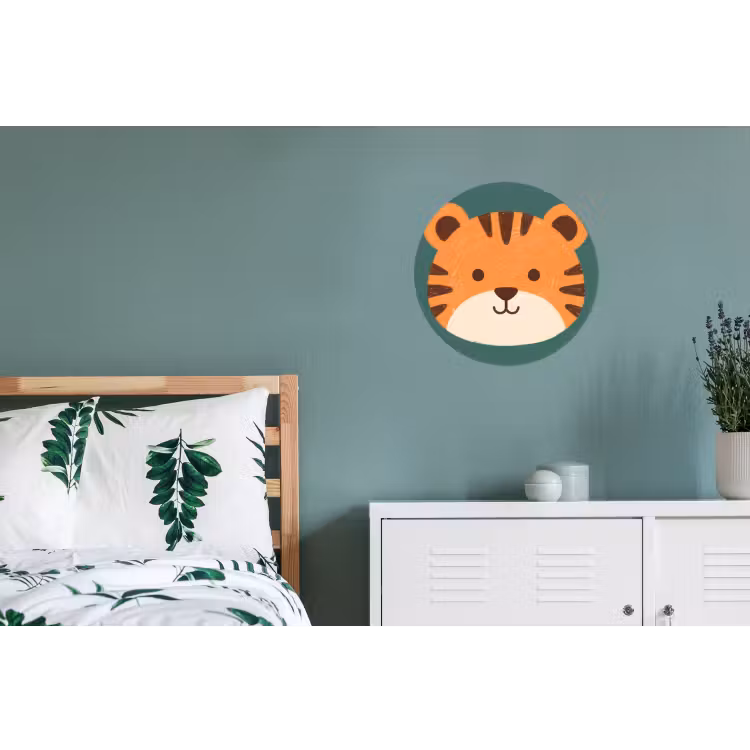 Dieren - Kop - Oranje - Illustratie - Modern — 4