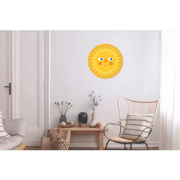 Zon - Gezicht - Zomer - Illustratie - Geel — 2