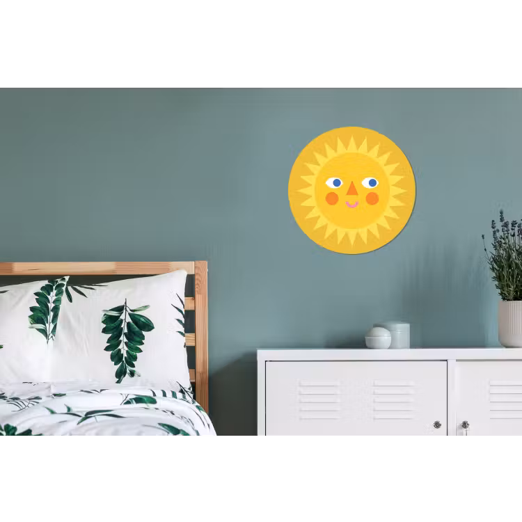 Zon - Gezicht - Zomer - Illustratie - Geel — 4