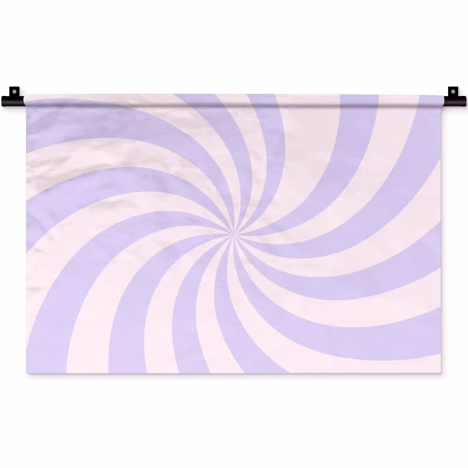 Wandkleed - Patroon - Spiraal - Abstract - Modern - Paars-Roze — 1