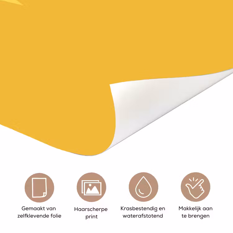Deursticker - Zon - Gezicht - Zomer - Illustratie - Geel — 3