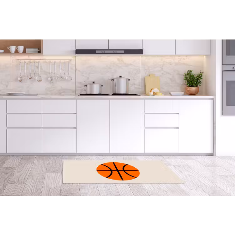 Keukenloper - Basketbal - Bal - Sport - Illustratie - Oranje — 3