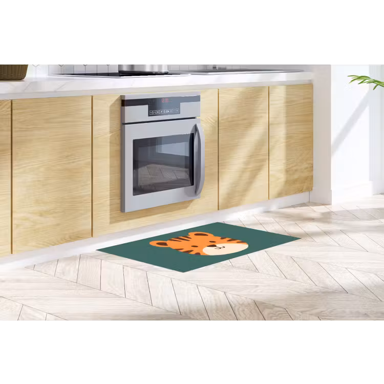 Keukenloper - Dieren - Kop - Oranje - Illustratie - Modern — 2