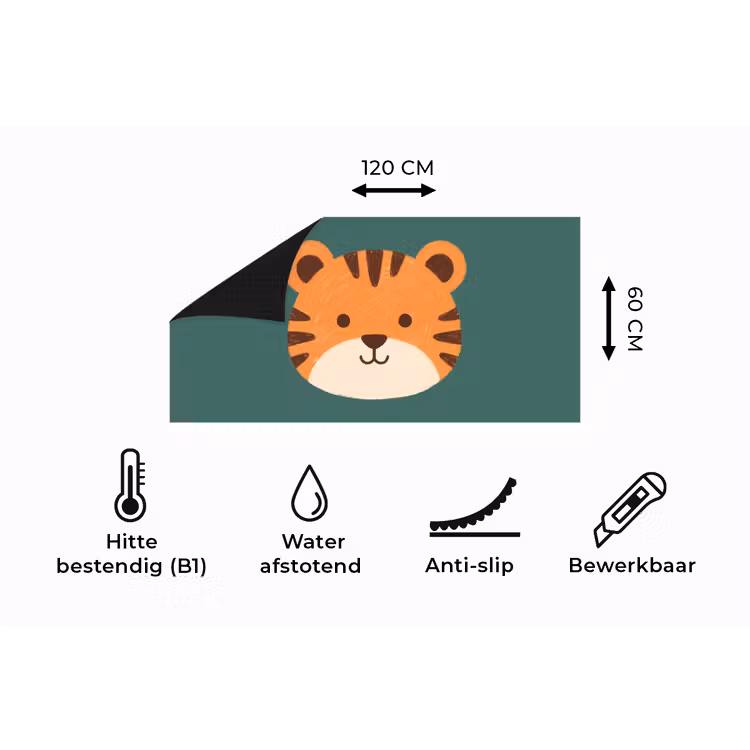 Keukenloper - Dieren - Kop - Oranje - Illustratie - Modern — 5