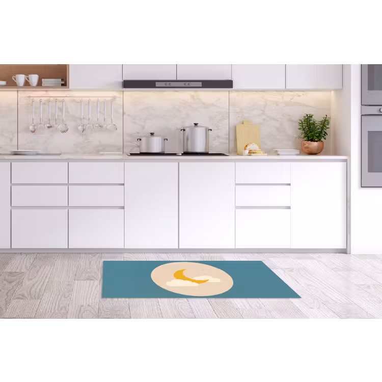 Keukenloper - Maan - Wolken - Natuur - Abstract - Geel — 3
