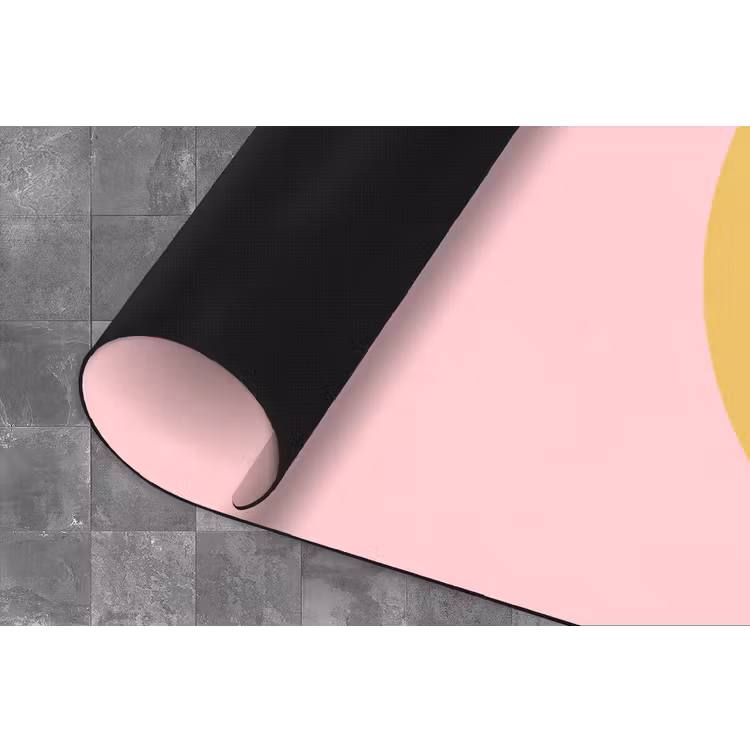 Keukenloper - Smiley - Geel - Roze - Symbool - Minimalistisch — 4