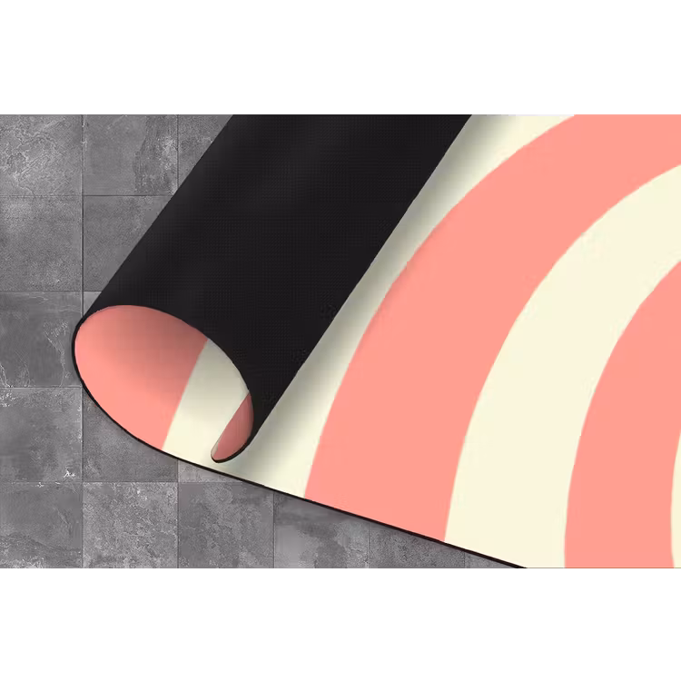 Keukenloper - Spiraal - Patroon - Abstract - Roze - Beige — 4