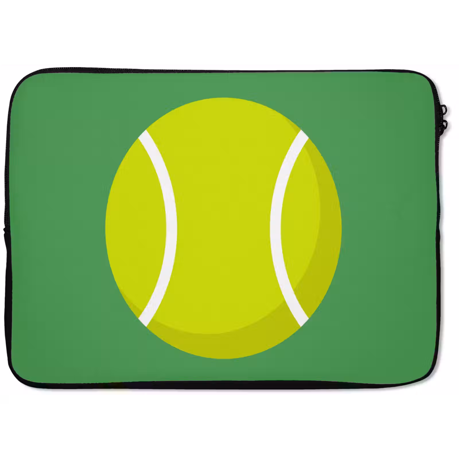 Laptophoes - Bal - Geel - Sport - Groen - Illustratie — 1