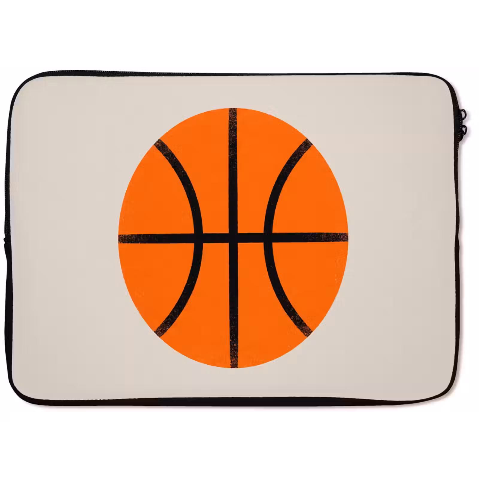 Laptophoes - Basketbal - Bal - Sport - Illustratie - Oranje — 1