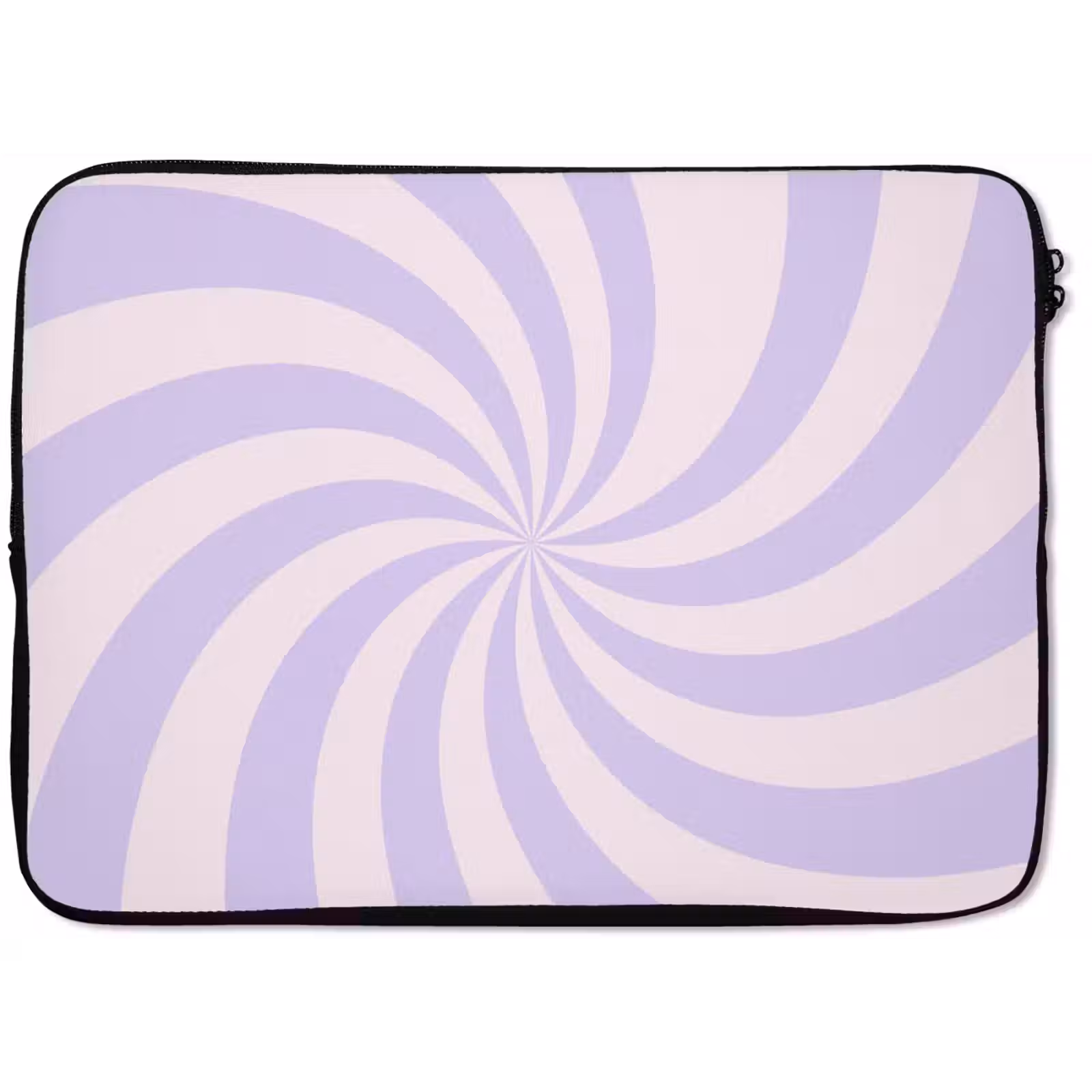 Laptophoes - Patroon - Spiraal - Abstract - Modern - Paars-Roze — 1