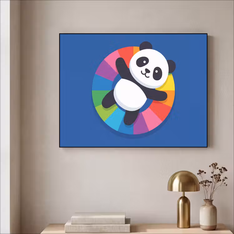 Art Frame - Dieren - Cartoon - Kleurrijk - Modern - Speels — 5