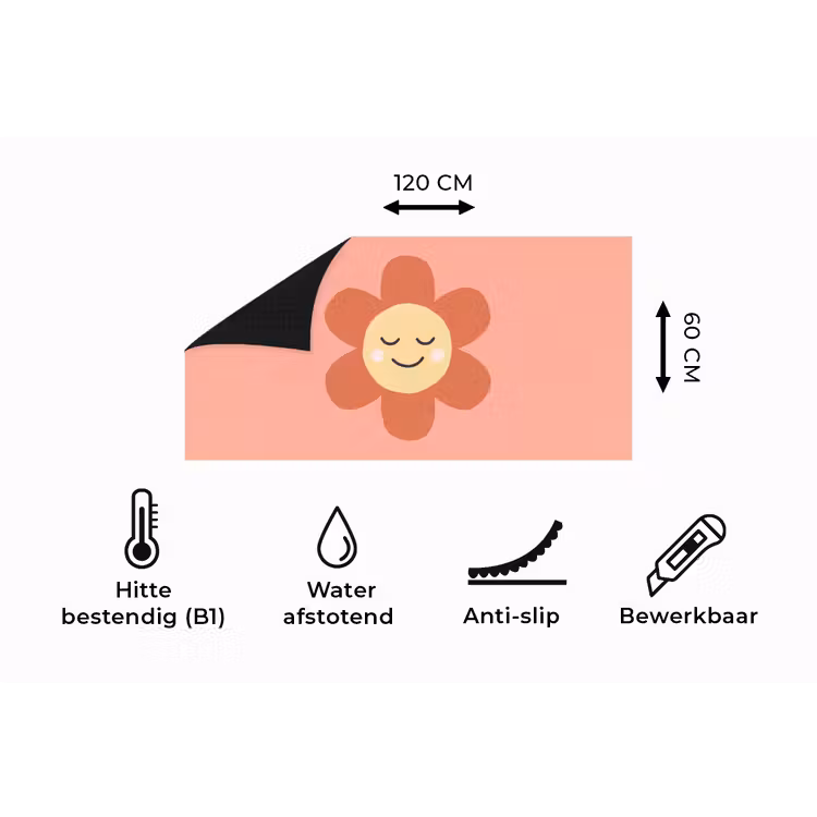 Keukenloper - Bloemen - Tekenfilm - Kind - Roze — 5