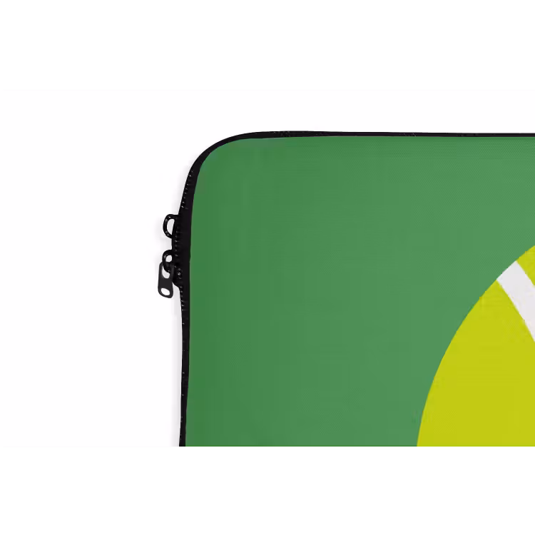 Laptophoes - Bal - Geel - Sport - Groen - Illustratie — 5