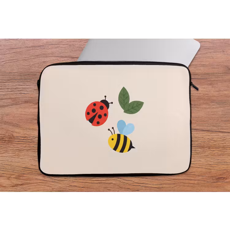 Laptophoes - Insect - Blad - Natuur - Speels - Illustratie — 2