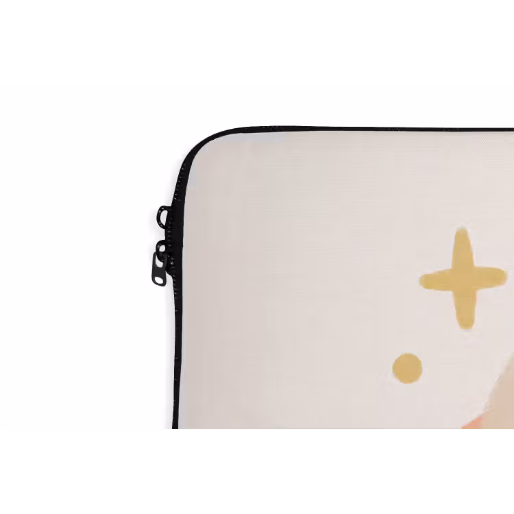 Laptophoes - Planeet - Ringen - Ruimte - Illustratie - Beige — 5