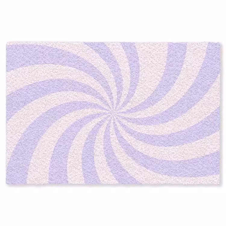 Vloerkleed - Patroon - Spiraal - Abstract - Modern - Paars-Roze — 1