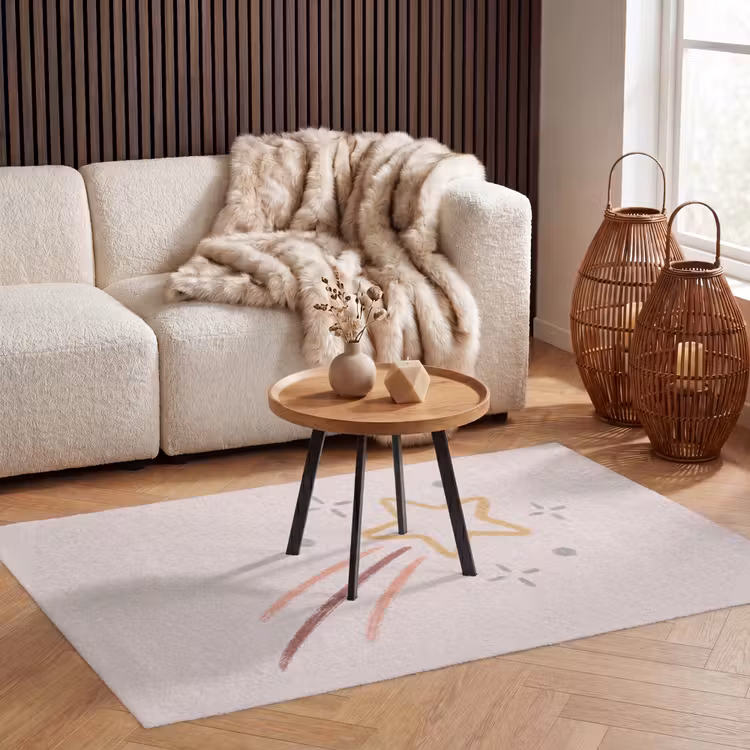 Vloerkleed - Ster - Vallend - Illustratie - Pastel — 3