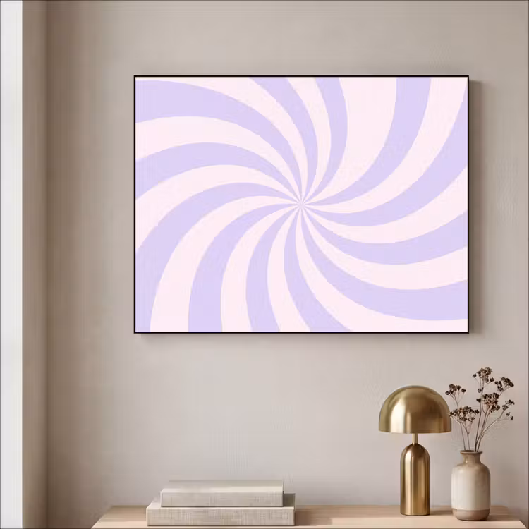 Art Frame - Patroon - Spiraal - Abstract - Modern - Paars-Roze — 5