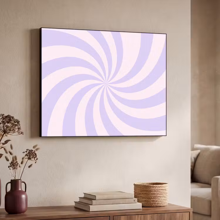 Art Frame - Patroon - Spiraal - Abstract - Modern - Paars-Roze — 7