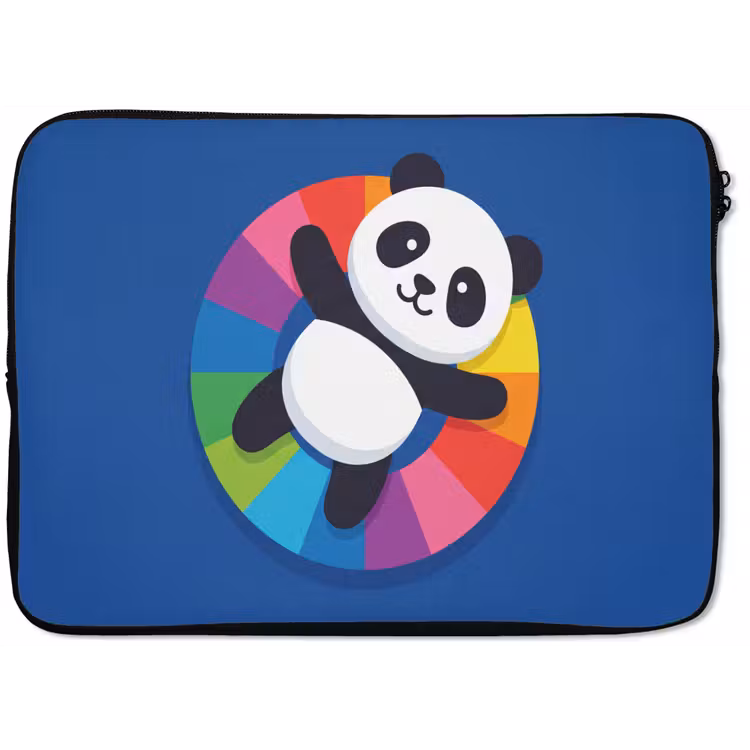 Laptophoes - Dieren - Cartoon - Kleurrijk - Modern - Speels — 1