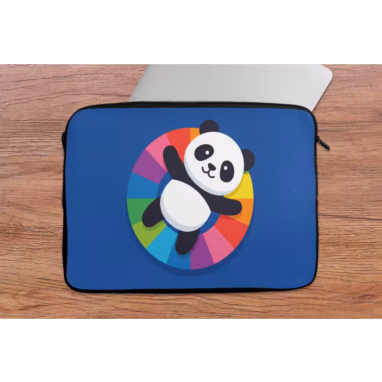 Laptophoes - Dieren - Cartoon - Kleurrijk - Modern - Speels — 2
