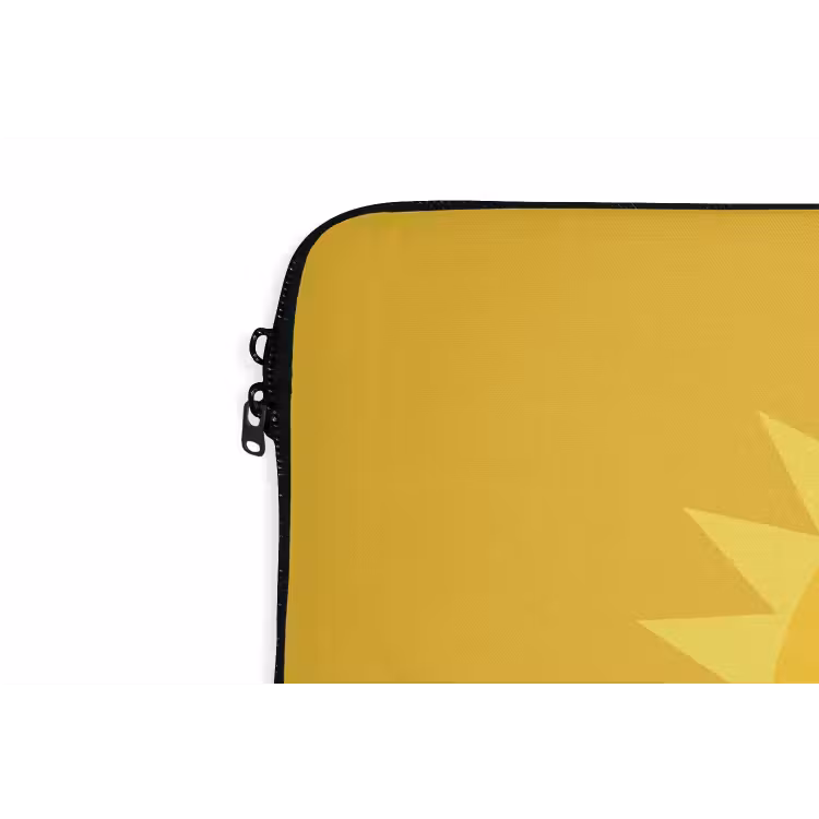 Laptophoes - Zon - Gezicht - Zomer - Illustratie - Geel — 5