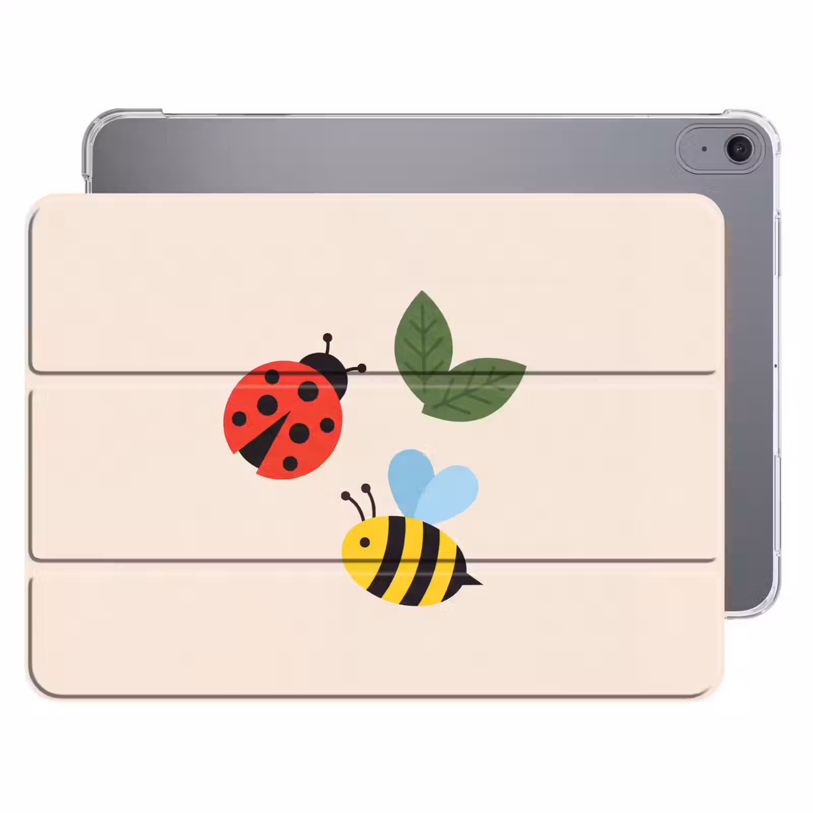 iPad hoes - Insect - Blad - Natuur - Speels - Illustratie — 1