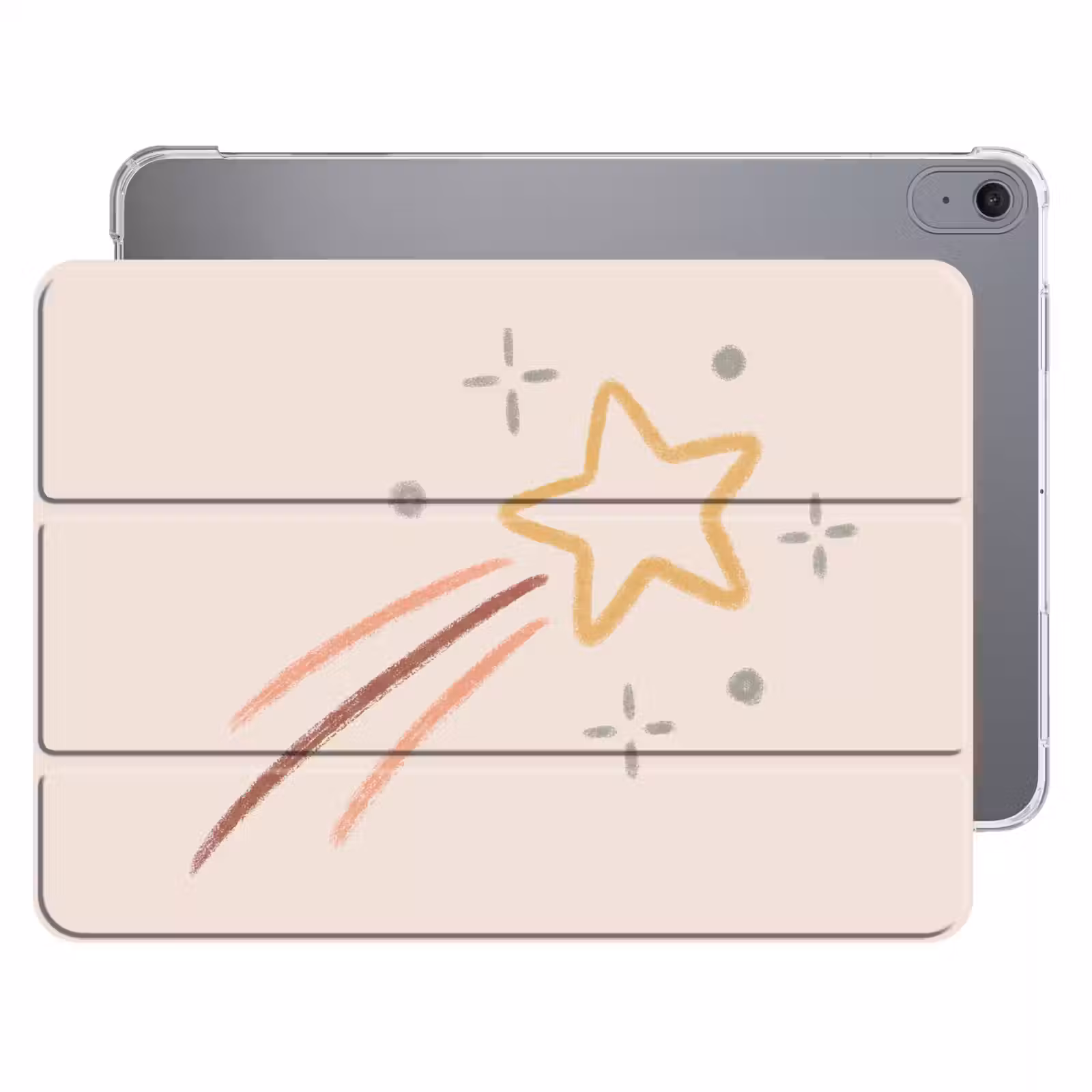 iPad hoes - Ster - Vallend - Illustratie - Pastel — 1