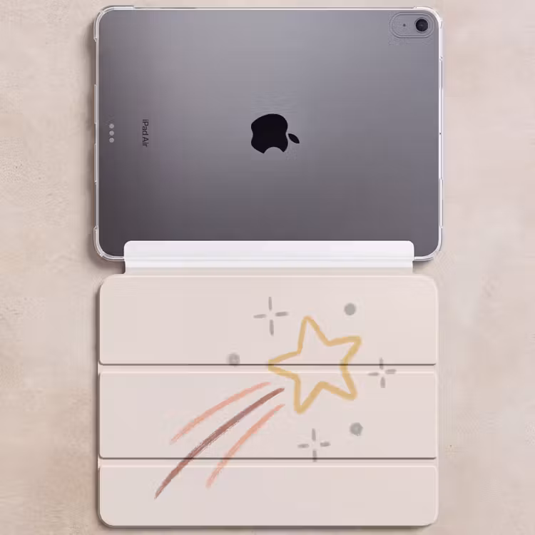 iPad hoes - Ster - Vallend - Illustratie - Pastel — 6