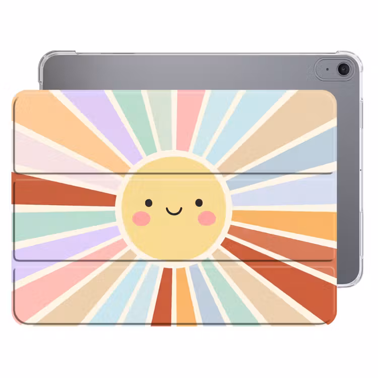iPad hoes - Zon - Stralen - Vrolijk - Kleurrijk - Abstract — 1