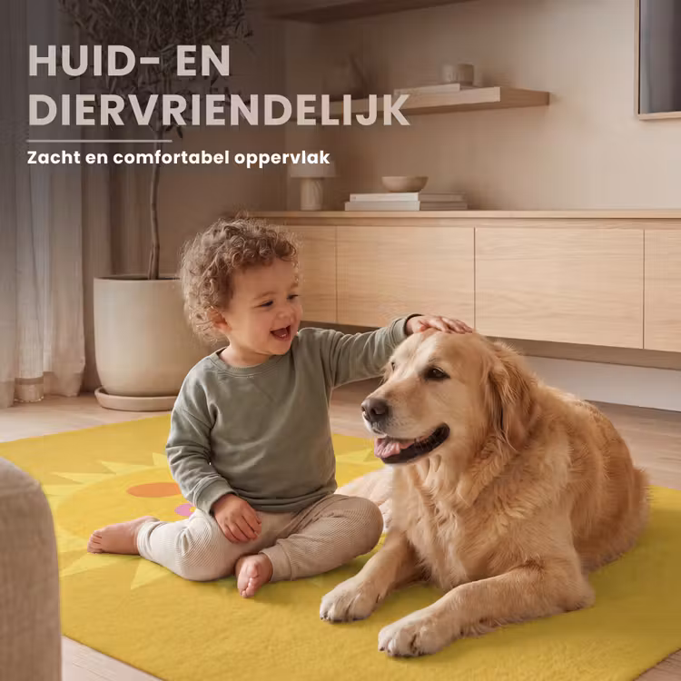 Vloerkleed - Zon - Gezicht - Zomer - Illustratie - Geel — 6