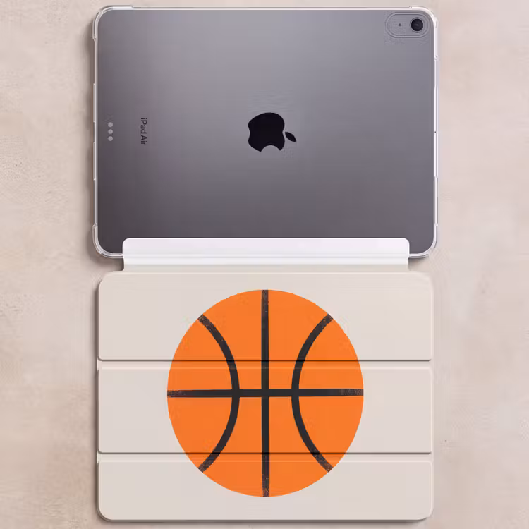 iPad hoes - Basketbal - Bal - Sport - Illustratie - Oranje — 6