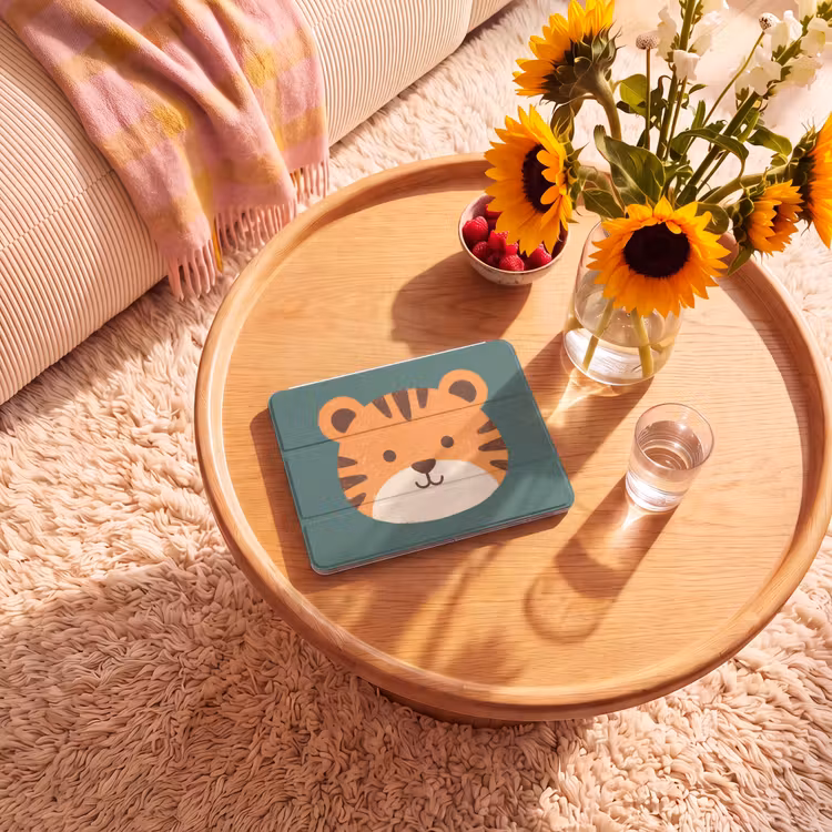 iPad hoes - Dieren - Kop - Oranje - Illustratie - Modern — 2