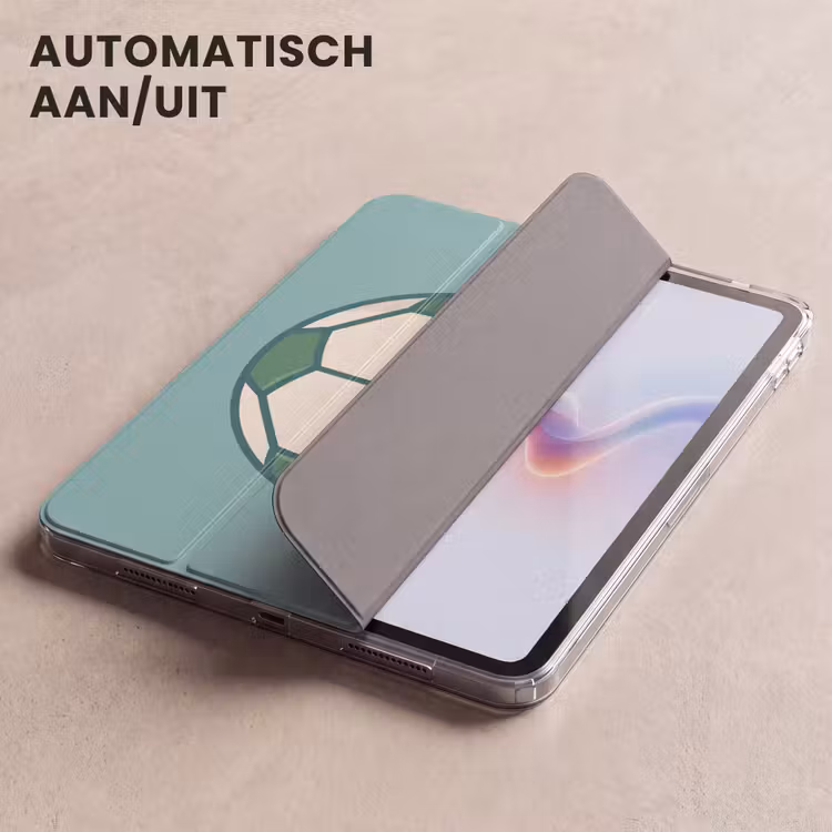 iPad hoes - Voetbal - Geometrisch - Sport - Illustratie - Blauwgroen — 5