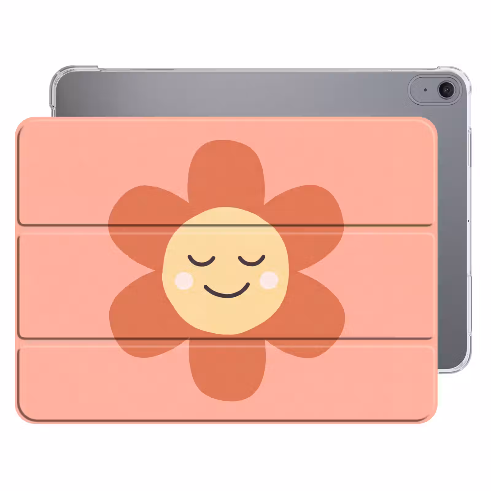 iPad hoes - Bloemen - Tekenfilm - Kind - Roze — 1