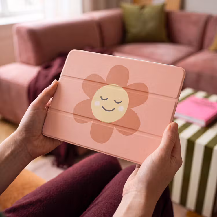 iPad hoes - Bloemen - Tekenfilm - Kind - Roze — 4