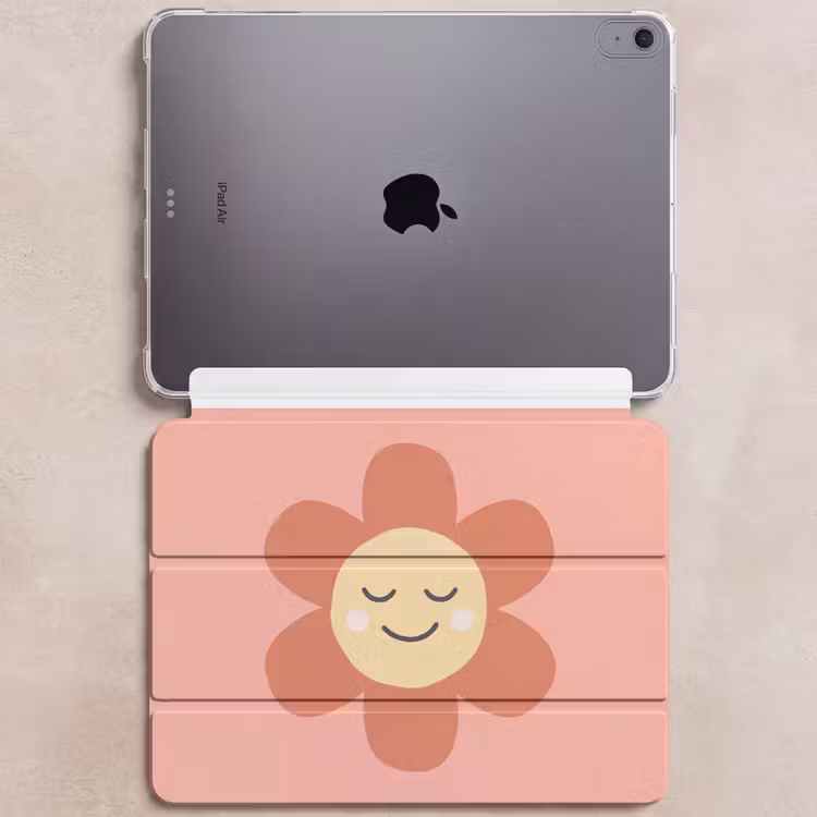 iPad hoes - Bloemen - Tekenfilm - Kind - Roze — 6