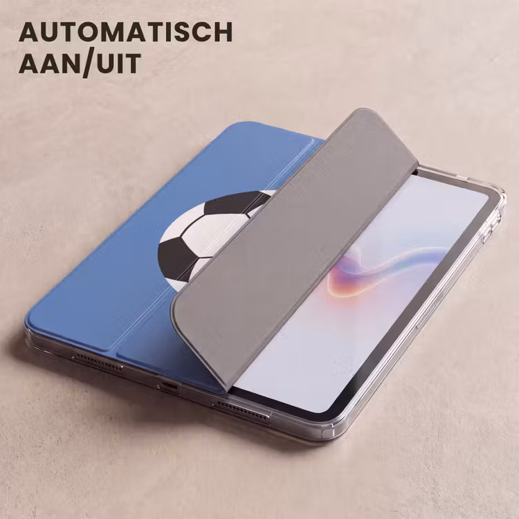 iPad hoes - Voetbal - Zwart-wit - Sport - Illustratie - Blauw — 5