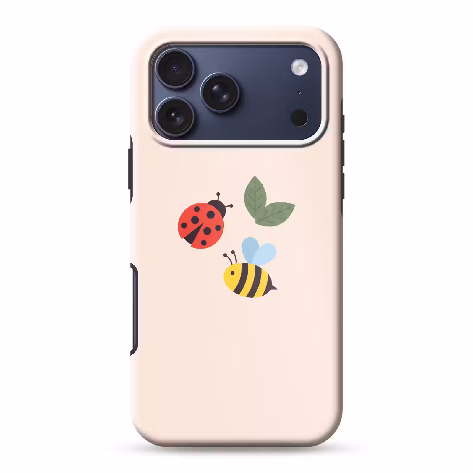 Telefoonhoesje Toughcase - Insect - Blad - Natuur - Speels - Illustratie — 1