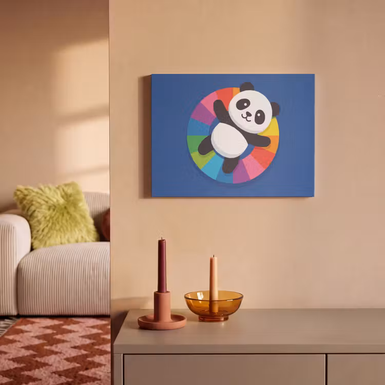 Akoestisch schilderij - Dieren - Cartoon - Kleurrijk - Modern - Speels — 2