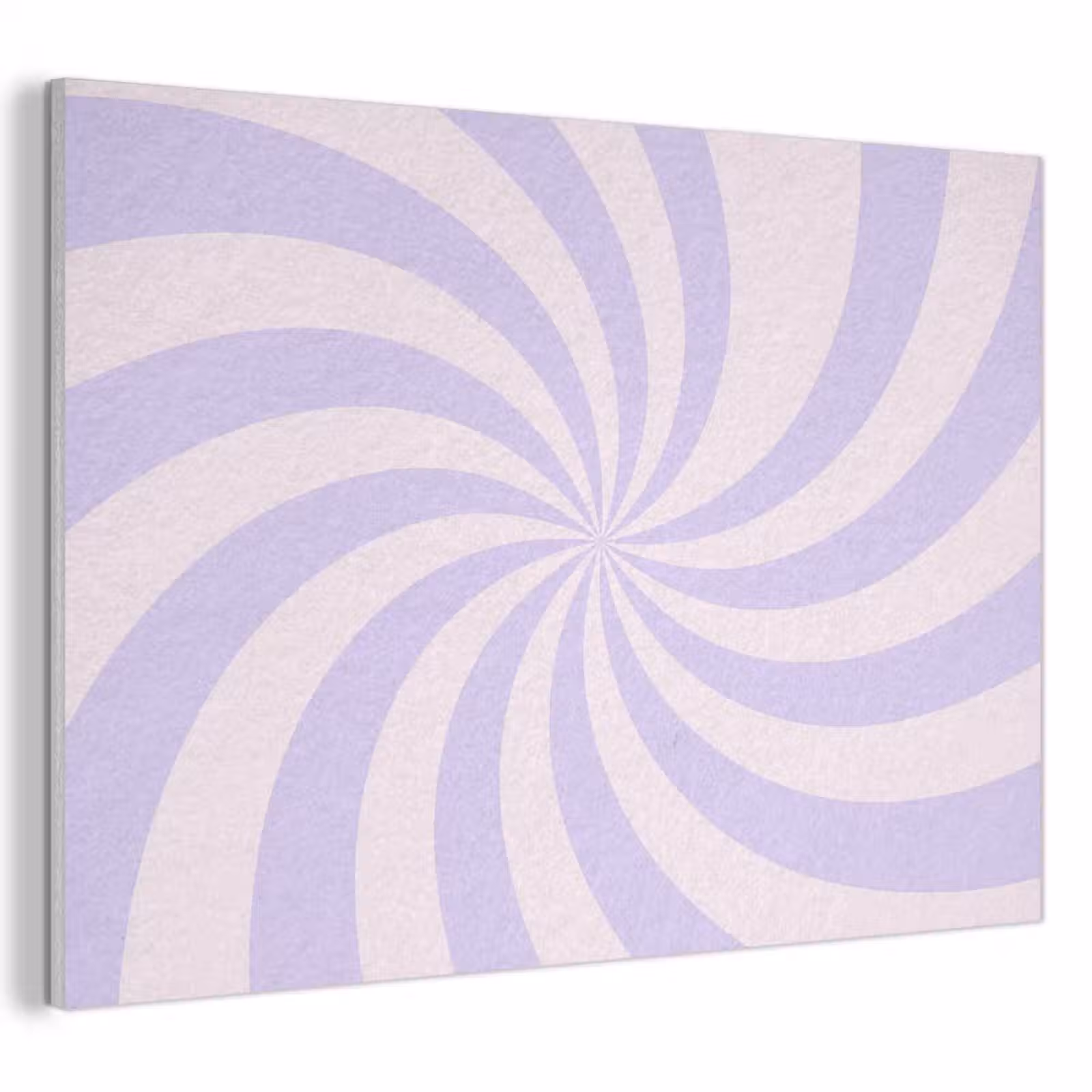 Akoestisch schilderij - Patroon - Spiraal - Abstract - Modern - Paars-Roze — 1