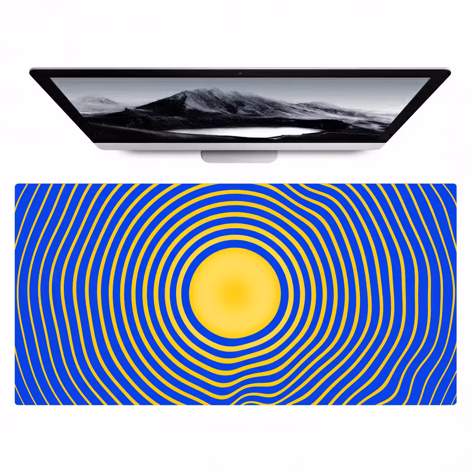 Bureau onderlegger - Abstract patroon - Blauw — 1