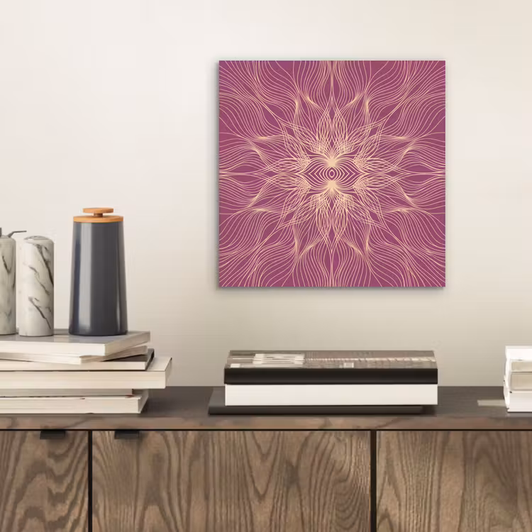 Aluminium schilderij - Lijnen - Patroon - Abstract — 2
