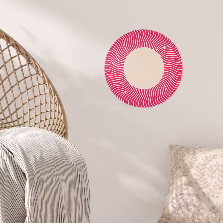 Behangcirkel - Abstract - Patroon - Roze — 5