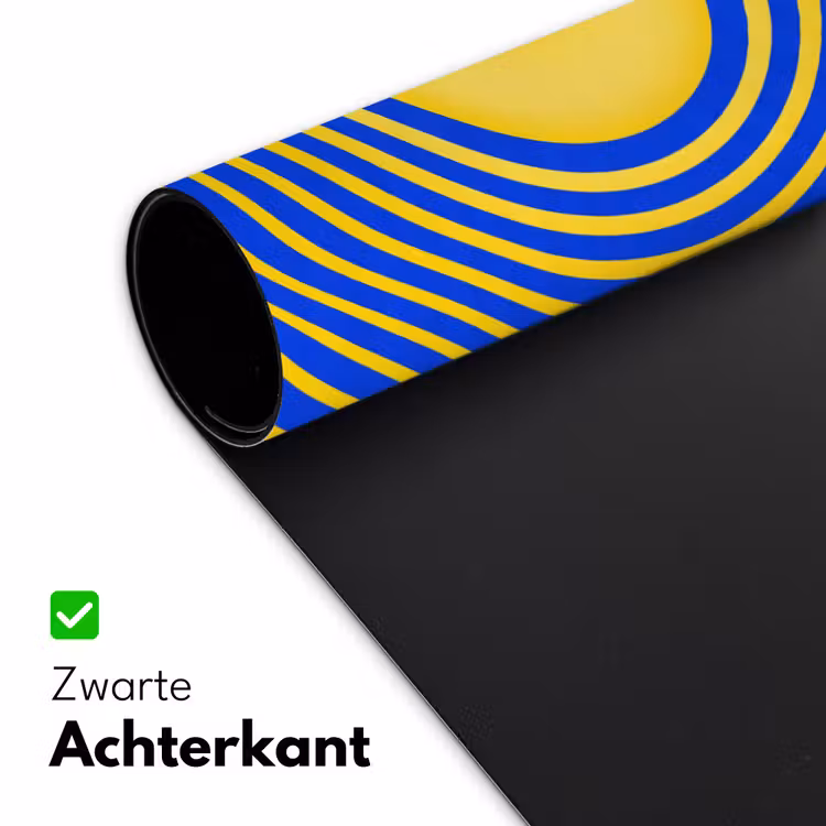 Bureau onderlegger - Abstract patroon - Blauw — 5