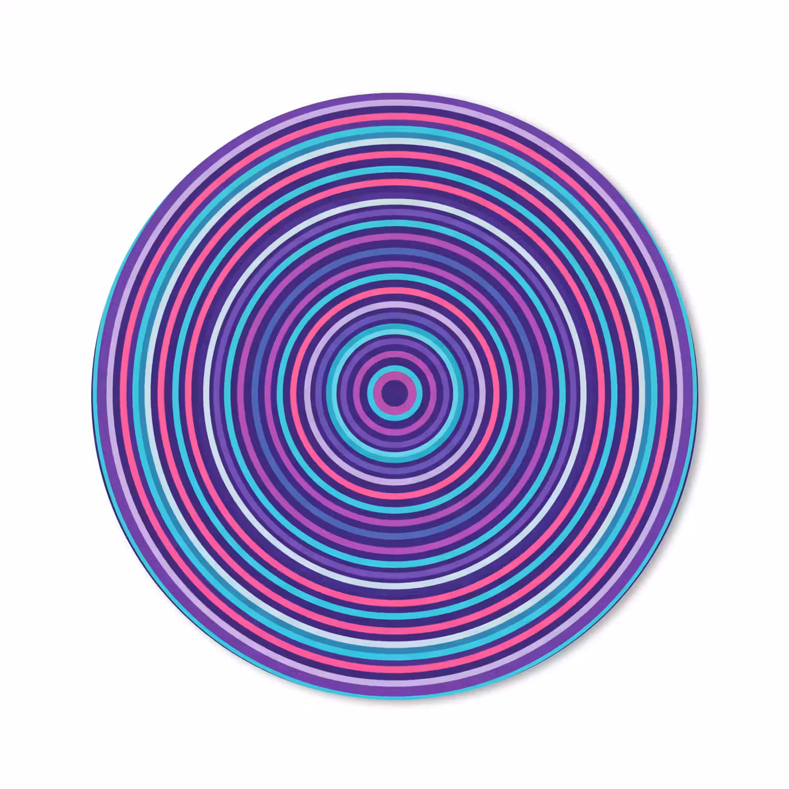 Muismat - Abstract - Cirkels - Kleurrijk — 1