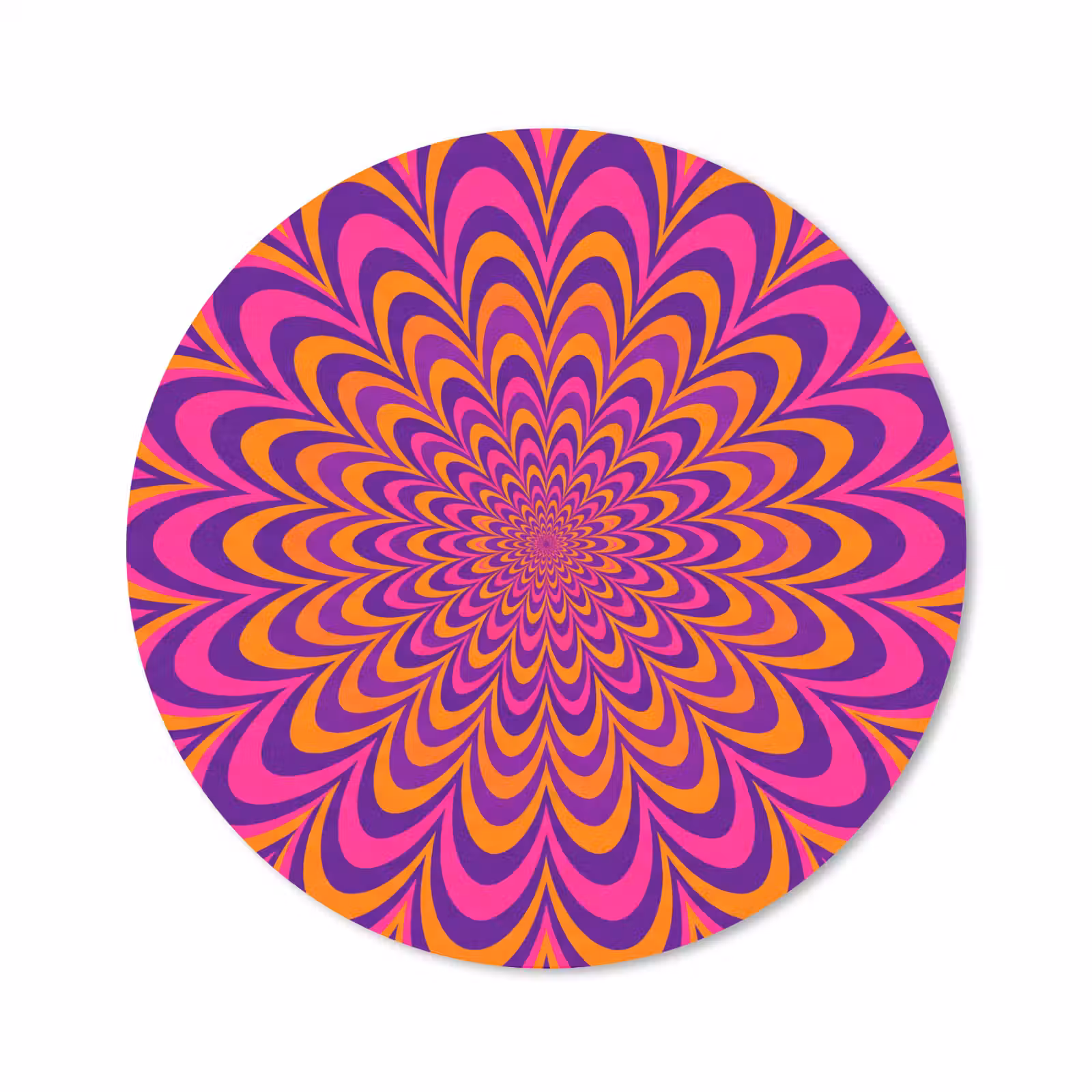Muismat - Patroon - Optisch - Kleurrijk — 1